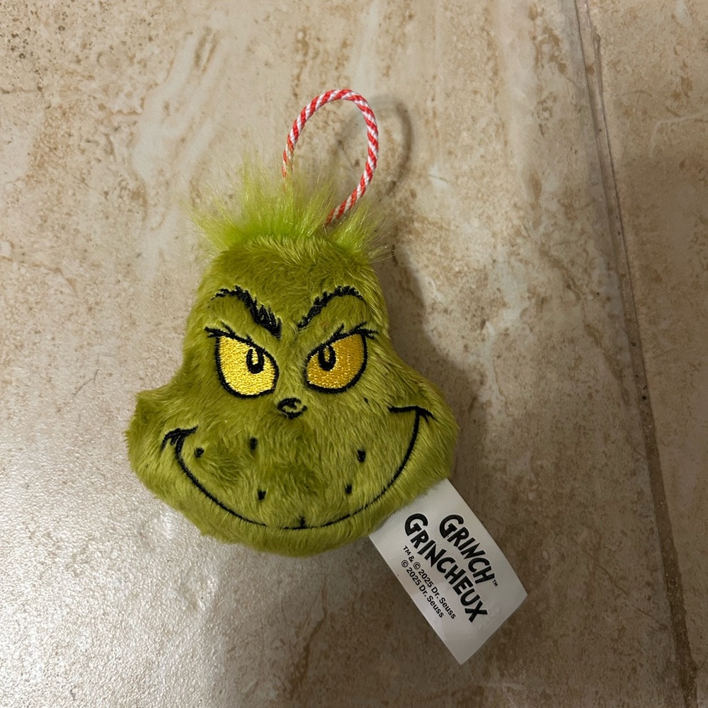 McDonald’s The Grinch Plush Ornament - Green 2025